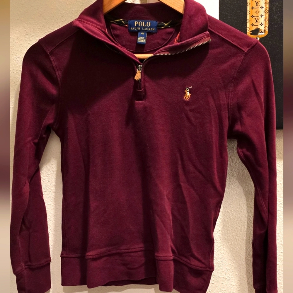 Polo Ralph Lauren Red Long Sleeve Shirt Size S